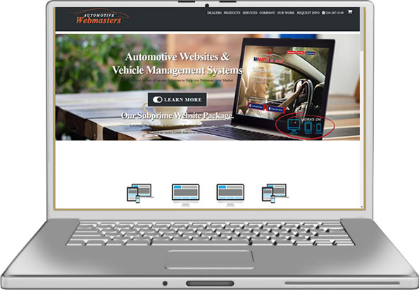 Automotive Webmasters Website Design