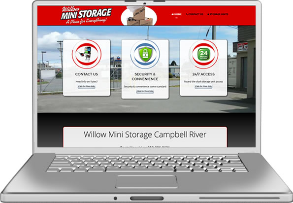Willow Mini Storage Website Design