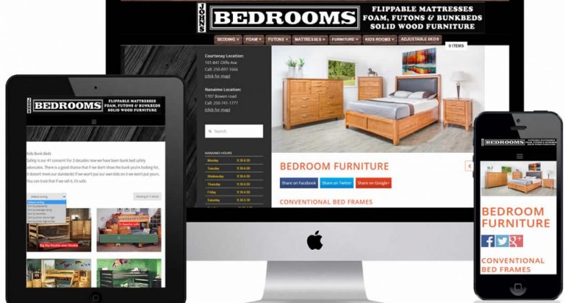 Johns Bedrooms Website Design Case Study