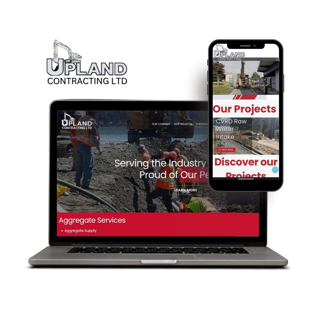 Upland Contracting LTD uses our Website Design Agency
