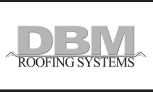 DBM Roofing Systems logo — roofing and siding contractor on Vancouver Island.